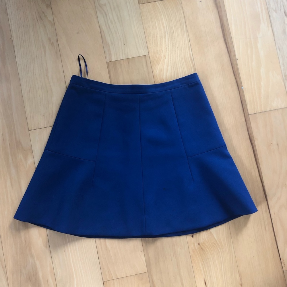 J. crew fluted a-line skirt